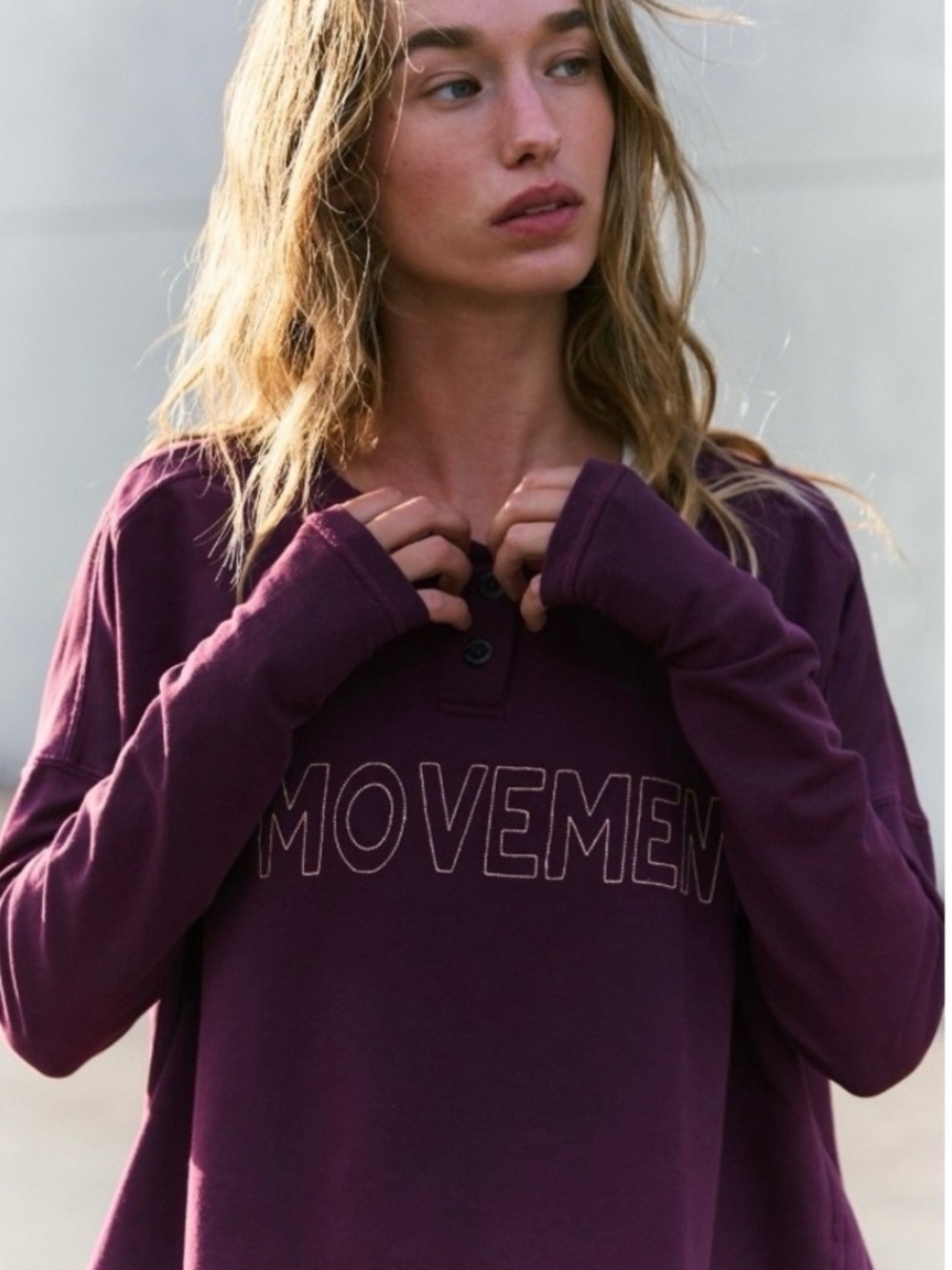 Free People Movement Now Or Never Layer NWT S